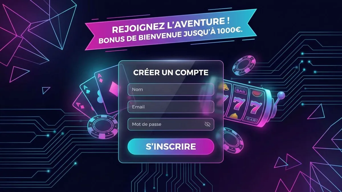 Inscription avec bonus